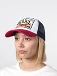Бейсболка VON DUTCH арт. VD/0/CAS1/WB07 (белый / красный)